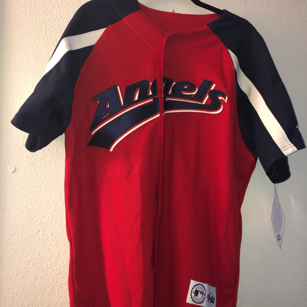Angels baseball jersey brand new with tags large